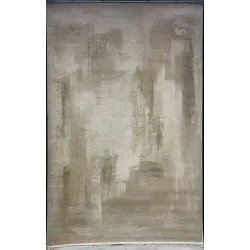 سجاد تركي مودرن لافيش 37842A كريم ذهبي مقاس 80*150
