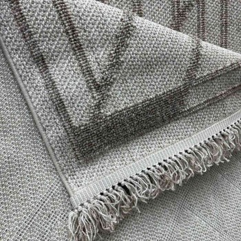 سجاد خيش لوفر تركي D134A بني فاتح بيج مقاس 300*400