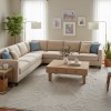 سجاد خيش لوفر تركي E089A كريم مقاس 250*350