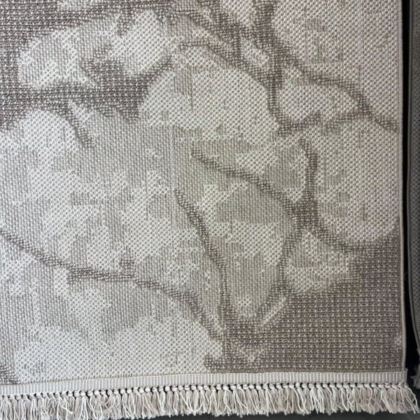 سجاد خيش لوفر تركي E089A بني فاتح مقاس 300*400