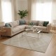 سجاد خيش لوفر تركي E091A بيج كريم مقاس 250*350
