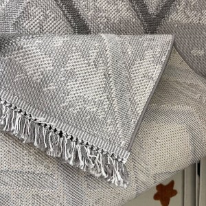 سجاد خيش لوفر تركي E091A كريم مقاس 300*400