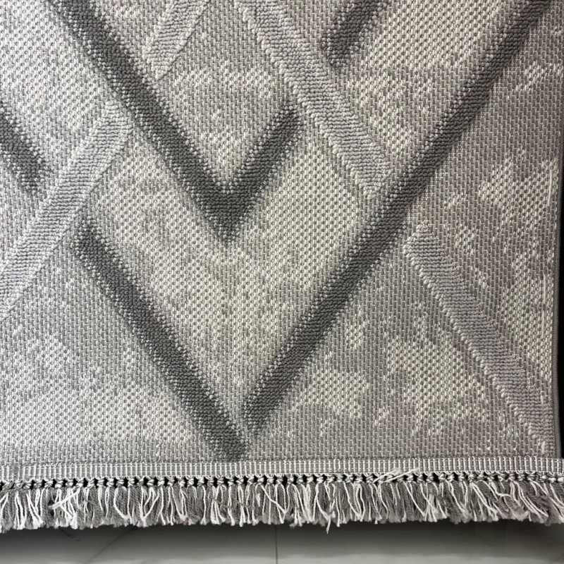 سجاد خيش لوفر تركي E091A كريم مقاس 300*400