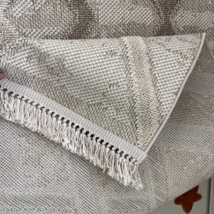 سجاد خيش لوفر تركي E091A رصاصي فاتح مقاس 50*80