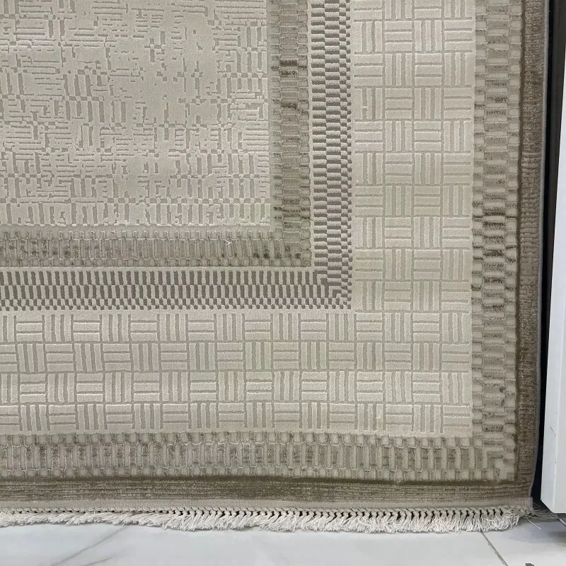 سجاد تركي مودرن مون 40986A بيج مقاس 50*80