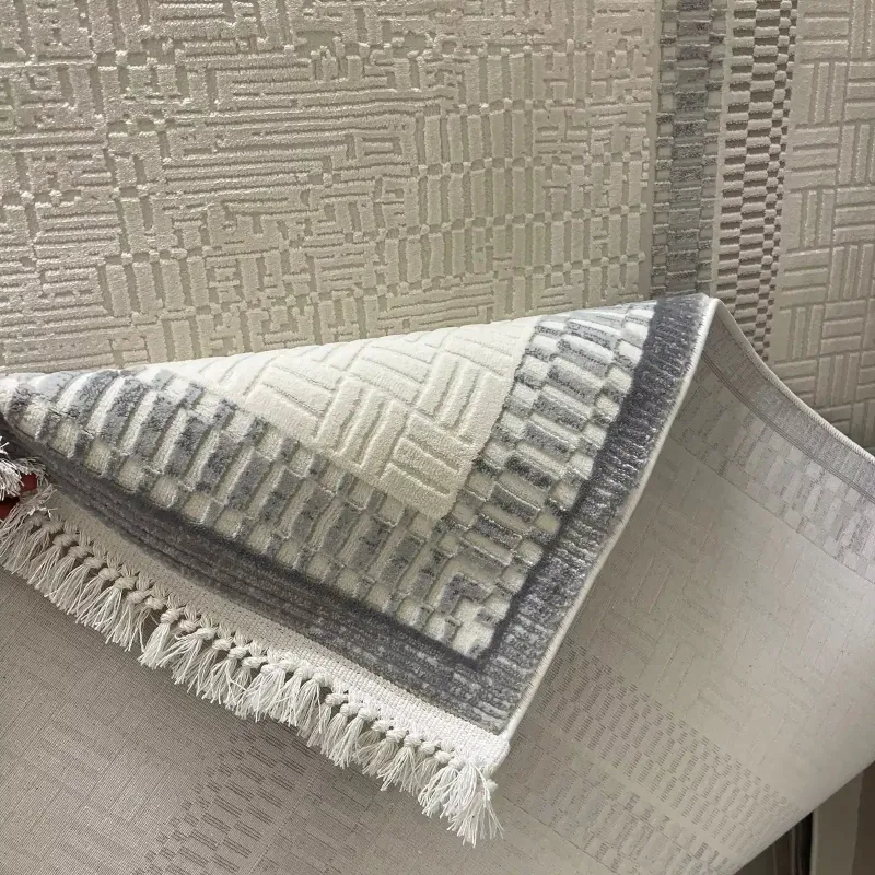 سجاد تركي مودرن مون 40986A رصاصي مقاس 200*300