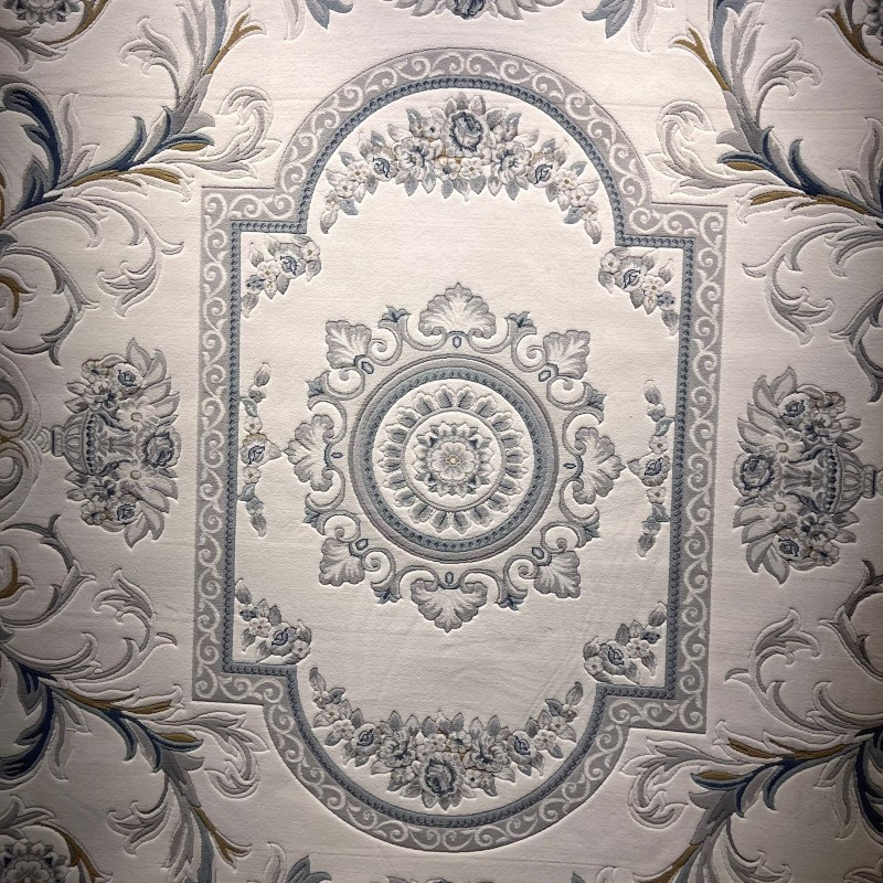 سجاد تركي موناليزا 41185A كريم سماوي مقاس 80*150
