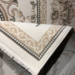 سجاد تركي موناليزا 41185A بيج فاتح سماوي مقاس 80*150