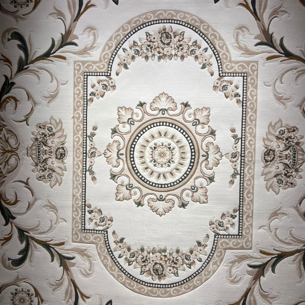 سجاد تركي موناليزا 41185A بيج فاتح سماوي مقاس 80*150