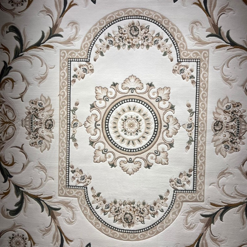 سجاد تركي موناليزا 41185A بيج فاتح سماوي مقاس 80*150