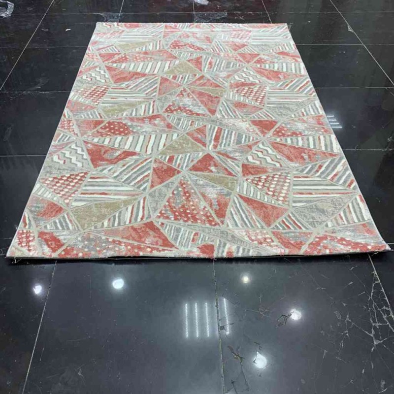 سجاد تركي هوم 8820 رصاصي غامق زهري