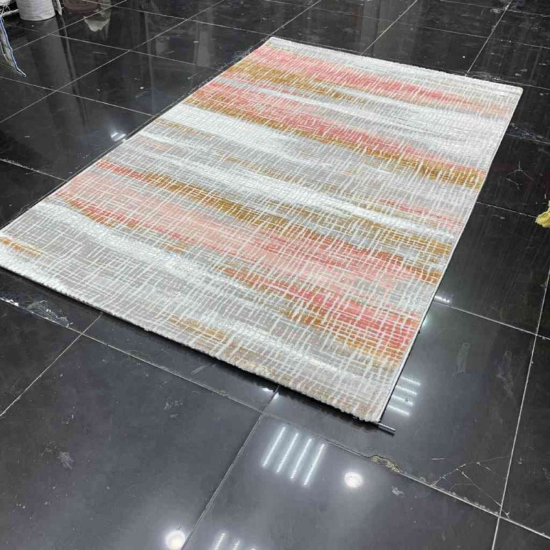 سجاد تركي نايس 8646 زهري غامق ذهبي