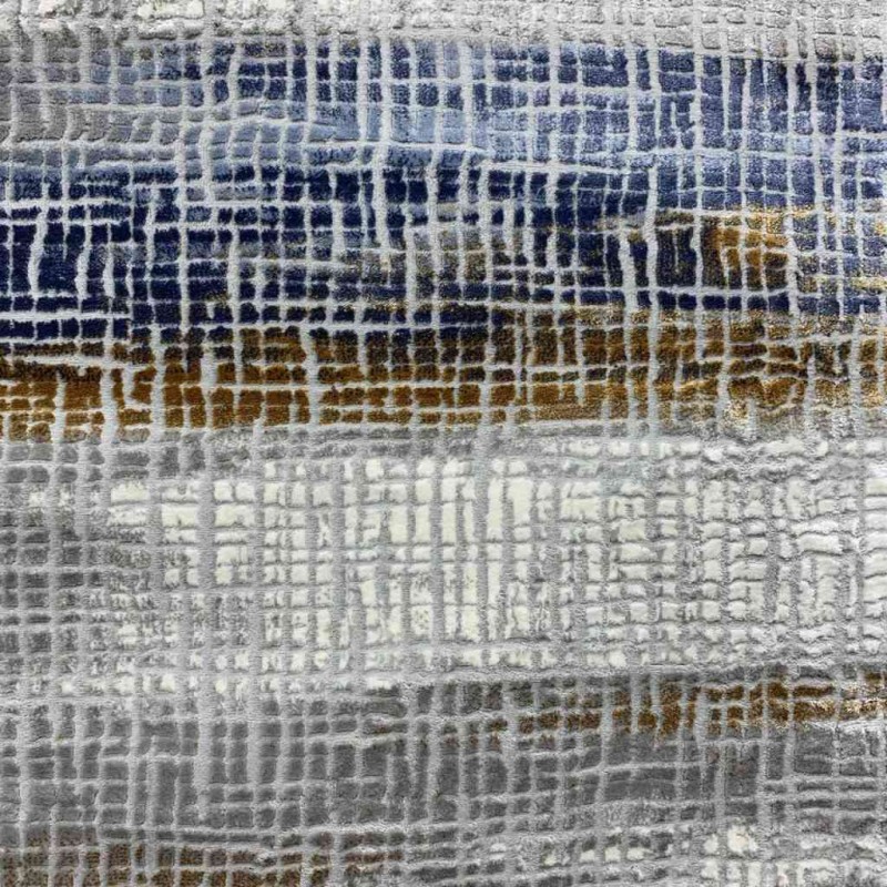 سجاد تركي نايس 8646 سماوي غامق ذهبي