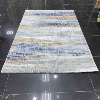 سجاد تركي نايس 8646 سماوي غامق ذهبي
