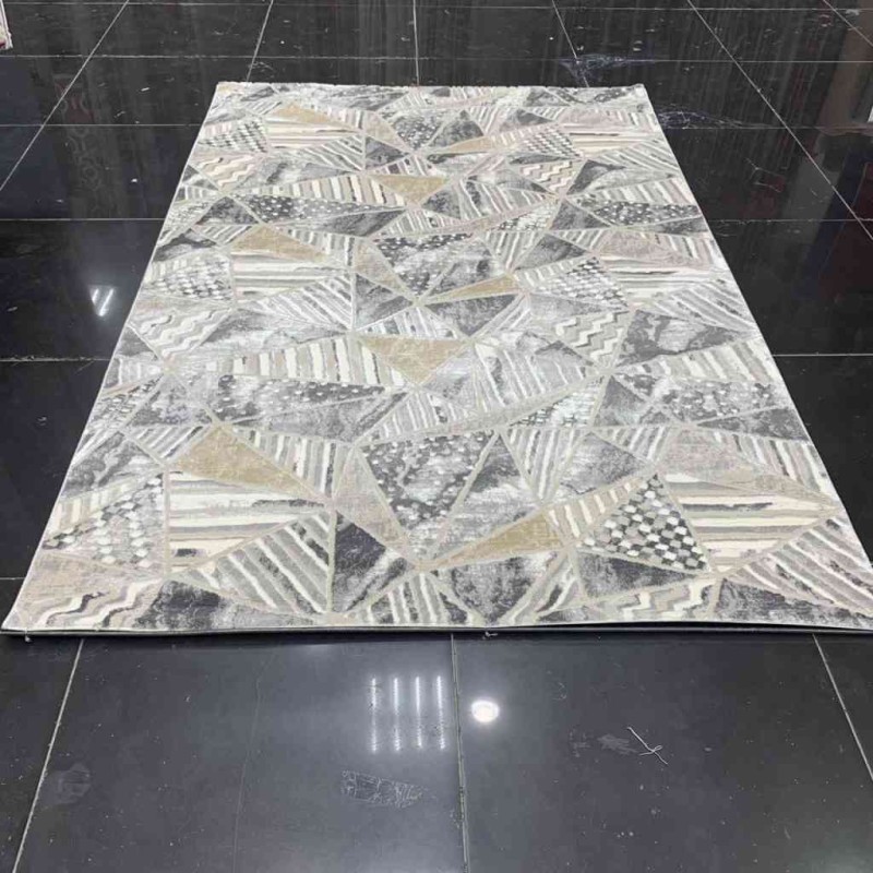 سجاد تركي هوم 8820 رصاصي غامق رصاصي فاتح