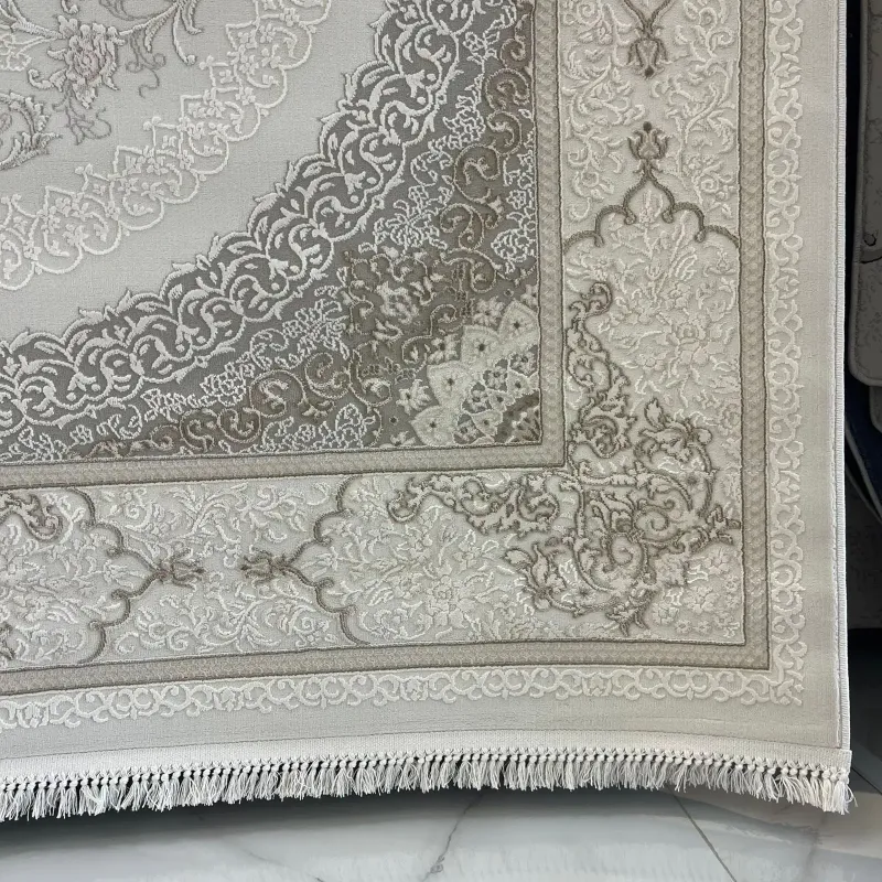 سجاد باناميرا تركي 35830A كريم بيج مقاس 300*400 - سجاد فرنسي شرقي