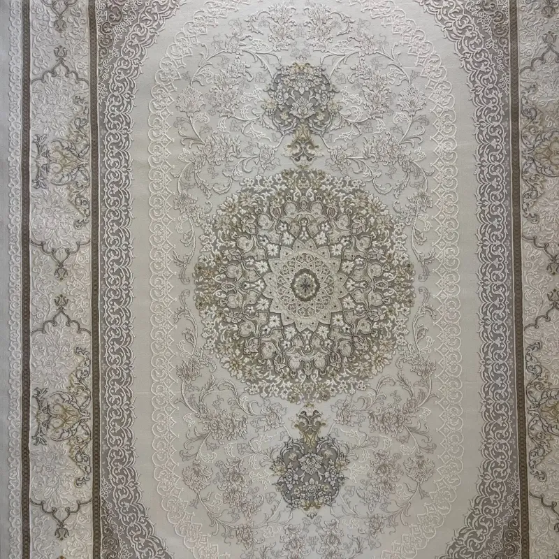 سجاد باناميرا تركي 35830A كريم ذهبي مقاس 50*80 - سجاد تركي كلاسيك