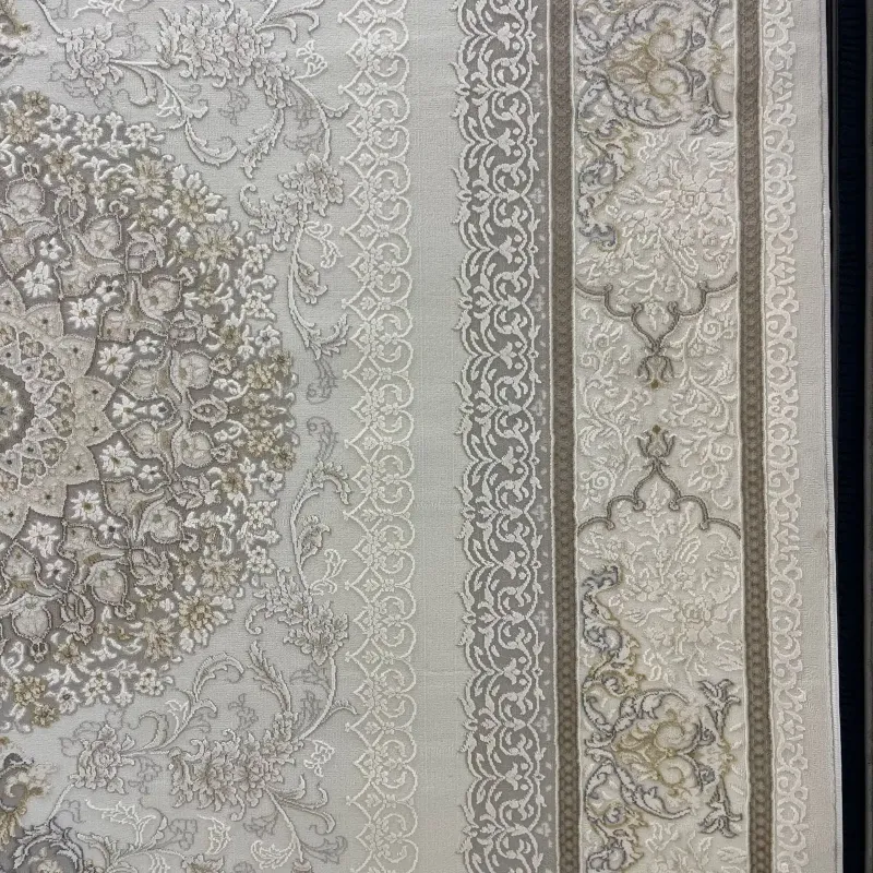 سجاد باناميرا تركي 35830A كريم ذهبي مقاس 50*80 - سجاد تركي كلاسيك