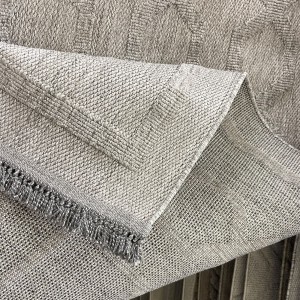 سجاد خيش بيكاسو تركي RE7511 رصاصي فاتح مقاس 80*150