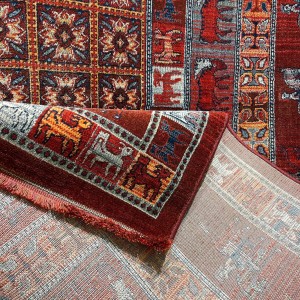 سجاد بلاتينيوم افغاني بخاري تركي H0171B احمر مقاس 300*400
