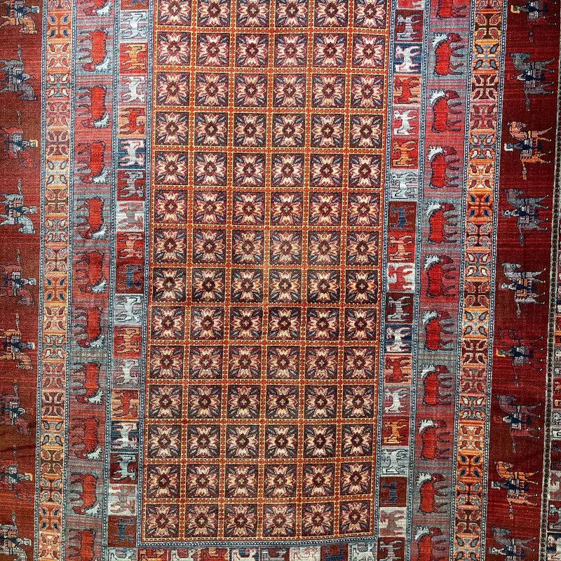 سجاد بلاتينيوم افغاني بخاري تركي H0171B احمر مقاس 400*500