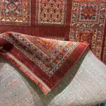 سجاد بلاتينيوم افغاني بخاري تركي H0181B احمر مقاس 80*150 - سجاد بخارى