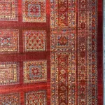 سجاد بلاتينيوم افغاني بخاري تركي H0181B احمر مقاس 80*150 - سجاد بخارى