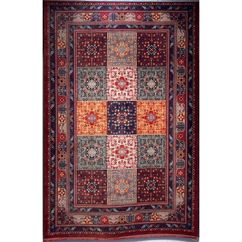 سجاد بلاتينيوم افغاني بخاري تركي OL406C احمر مقاس 80*150