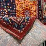 سجاد بلاتينيوم افغاني بخاري تركي OL406C احمر مقاس 80*150 - سجاد بخارى