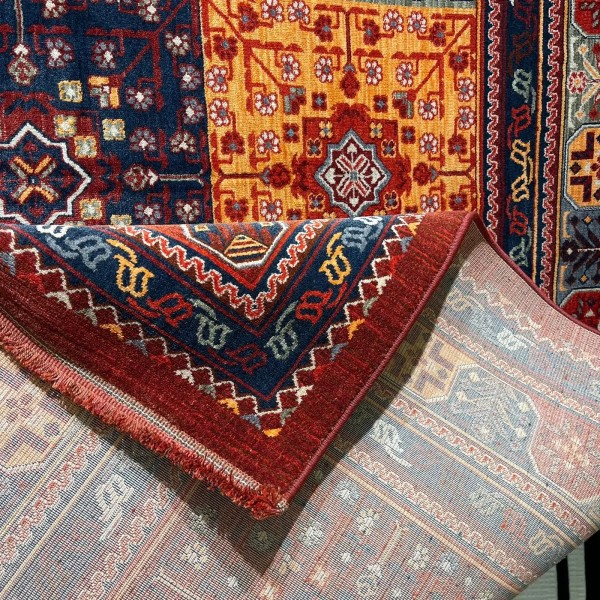 سجاد بلاتينيوم افغاني بخاري تركي OL406C احمر مقاس 100*200
