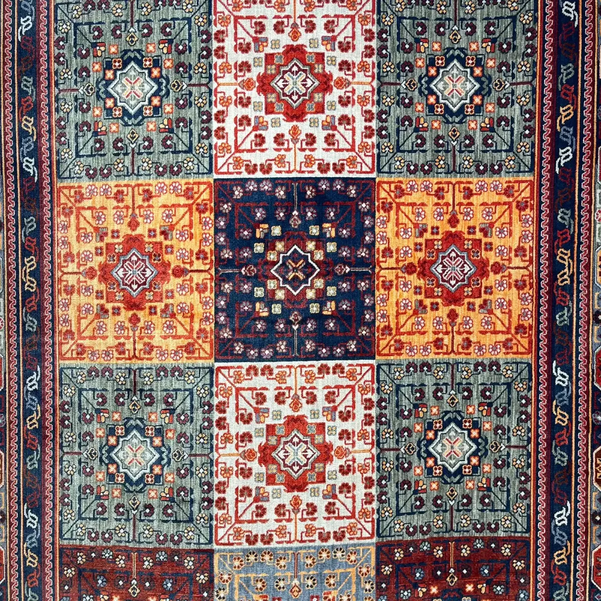 سجاد بلاتينيوم افغاني بخاري تركي OL406C احمر مقاس 80*150 - سجاد بخارى
