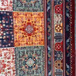 سجاد بلاتينيوم افغاني بخاري تركي OL406C احمر مقاس 80*150 - سجاد بخارى
