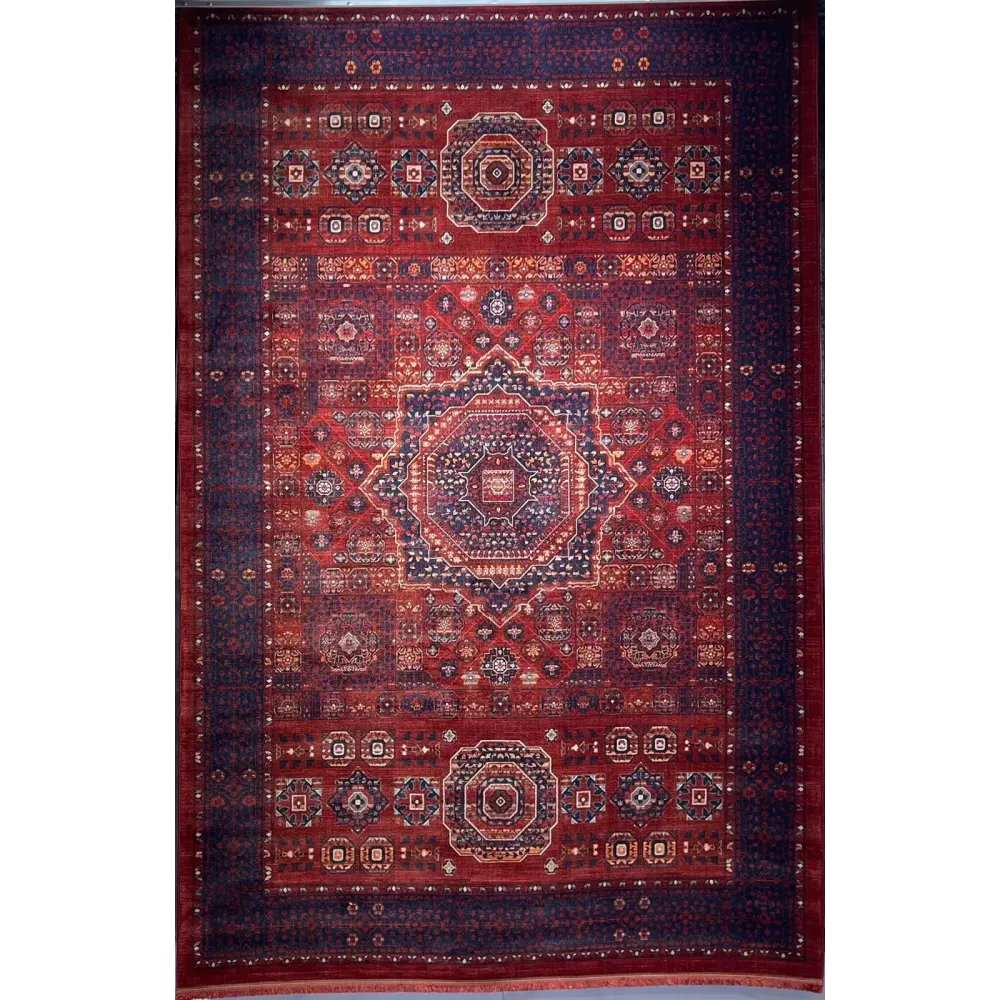 سجاد بلاتينيوم افغاني بخاري تركي OL417B احمر مقاس 400*500 - سجاد بخارى