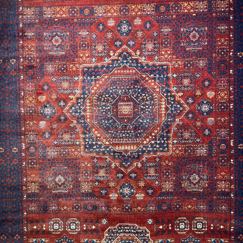 سجاد بلاتينيوم افغاني بخاري تركي OL417B احمر مقاس 400*500 - سجاد بخارى