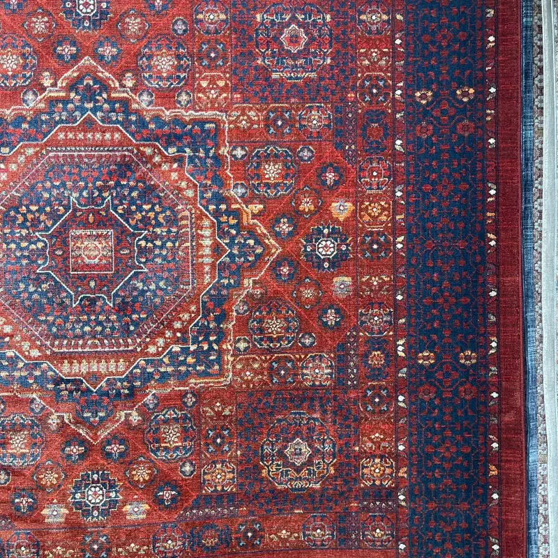 سجاد بلاتينيوم افغاني بخاري تركي OL417B احمر مقاس 400*500 - سجاد بخارى