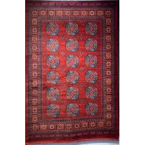سجاد بلاتينيوم افغاني بخاري تركي OL433A احمر مقاس 80*150