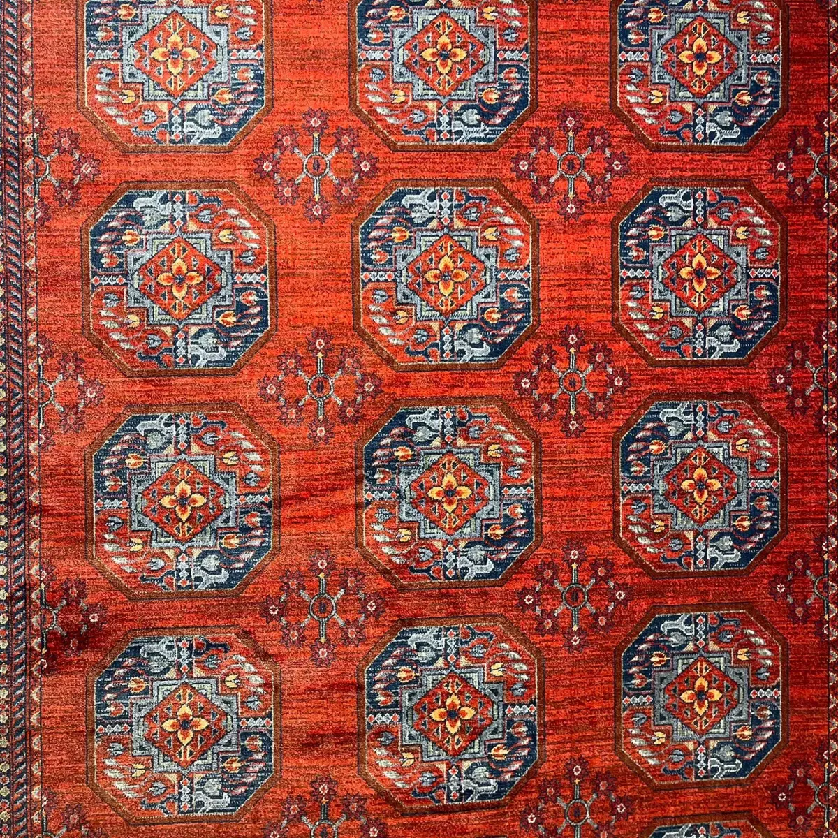 سجاد بلاتينيوم افغاني بخاري تركي OL433A احمر مقاس 80*150