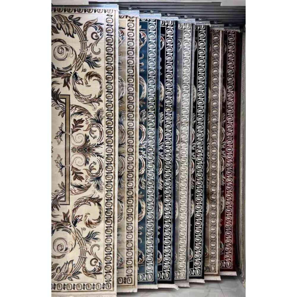 سجاد تركي قصور نقش ايراني كريم مقاس 300*400