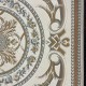 سجاد تركي رجوة G0710K ابيض روز ابيض دايري مقاس 200*200