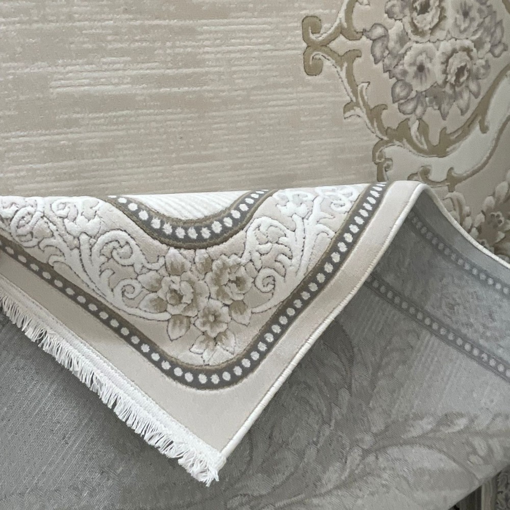 سجاد تركي لوريان 41254A بيج فاتح مقاس 400*500