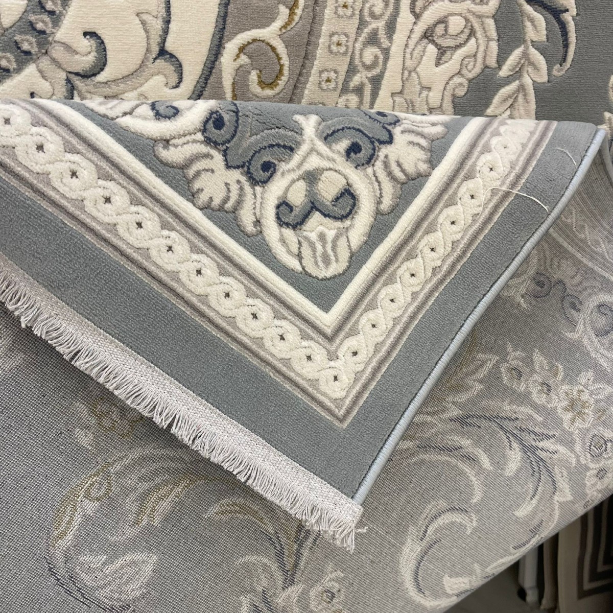 سجاد تركي روما 41580A سماوي مقاس 80*150