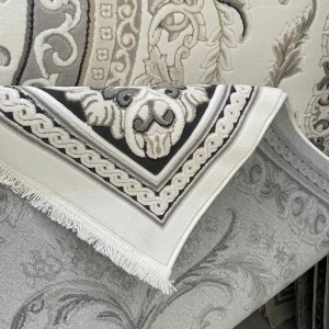 سجاد تركي روما 41580A اسود كريم مقاس 100*300