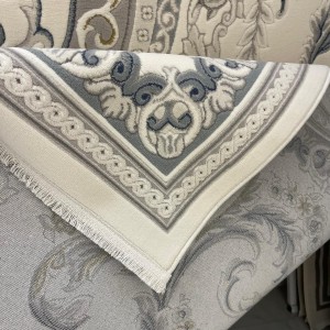 سجاد تركي روما 41580A كريم سماوي مقاس 300*400