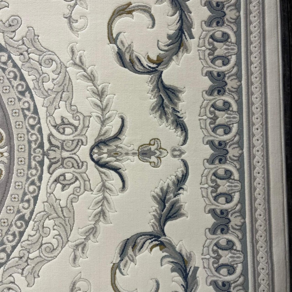 سجاد تركي روما 41580A كريم سماوي مقاس 400*500