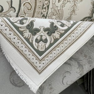 سجاد تركي روما 41580A كريم اخضر مقاس 80*150 سجاد تركي روما 41580A كريم اخضر مقاس 80*150