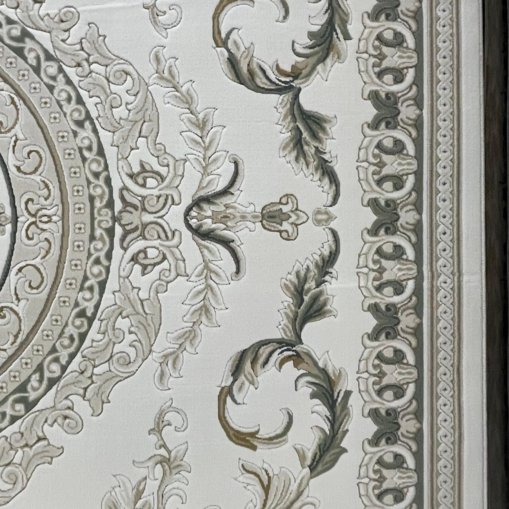 سجاد تركي روما 41580A كريم اخضر مقاس 150*220