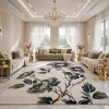 سجاد روز تركي 43638A كريم اخضر مقاس 100*300