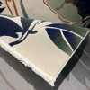 سجاد روز تركي 43638A كريم اخضر مقاس 100*300
