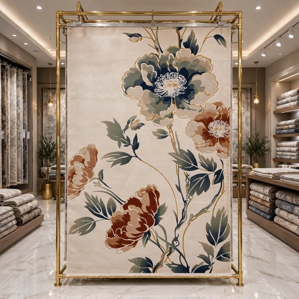 سجاد روز تركي 43638A كريم مولتي مقاس 250*350