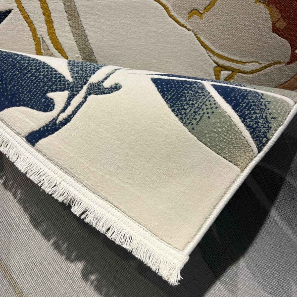سجاد روز تركي 43638A كريم مولتي مقاس 250*350